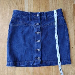 Pacsun 6 Button Denim Skirt Size 2 /25
